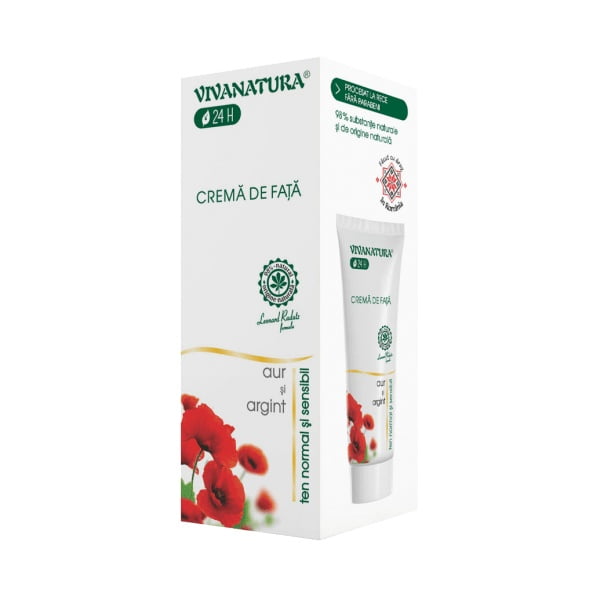 Crema de Fata pentru Ten Normal si Sensibil VivaNatura 75ml