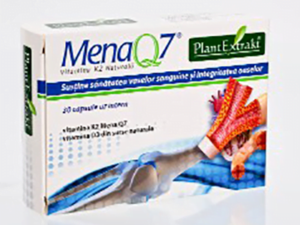 Mena Q7 Vitamina K2 Naturala Plantmed 30cps