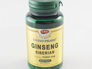 Ginseng Siberian Premium Cosmopharm 1000mg 60tb