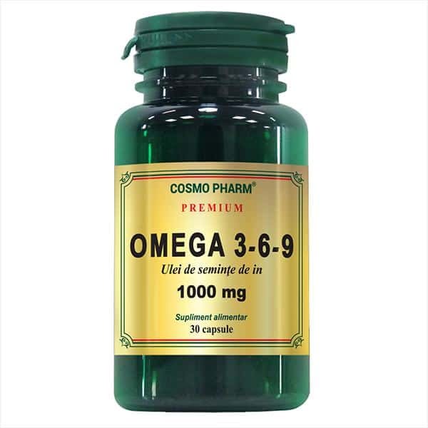 Omega3*6*9 - Ulei Seminte De In Cosmo Pharm 1000mg 30cps