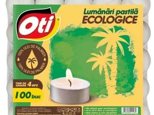 Lumanari Ecologice Pastila Oti 100buc