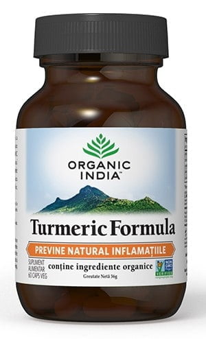 Turmeric Formula | Antiinflamator Natural Organic India 60cps