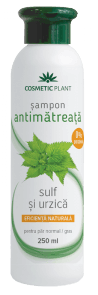 Sampon Antimatreata cu Sulf si Urzica Cosmetic Plant 250ml