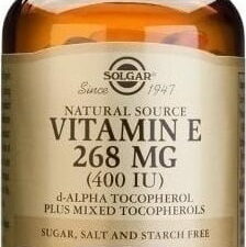 Vitamin E 400Iu Softgels Solgar 50cps