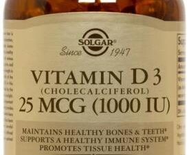 Vitamin D3 1000Iu Softgels Solgar 100cps