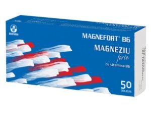 Magnefort B6 - Magneziu Forte + Vitamina B6 Biofarm 50drj