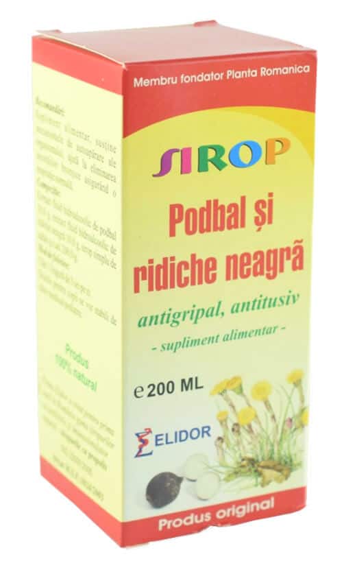 Sirop Podbal + Ridiche Neagra Pontica 200ml